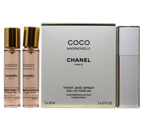 chanel mademoiselle purse spray refills|coco mademoiselle refill 20ml.